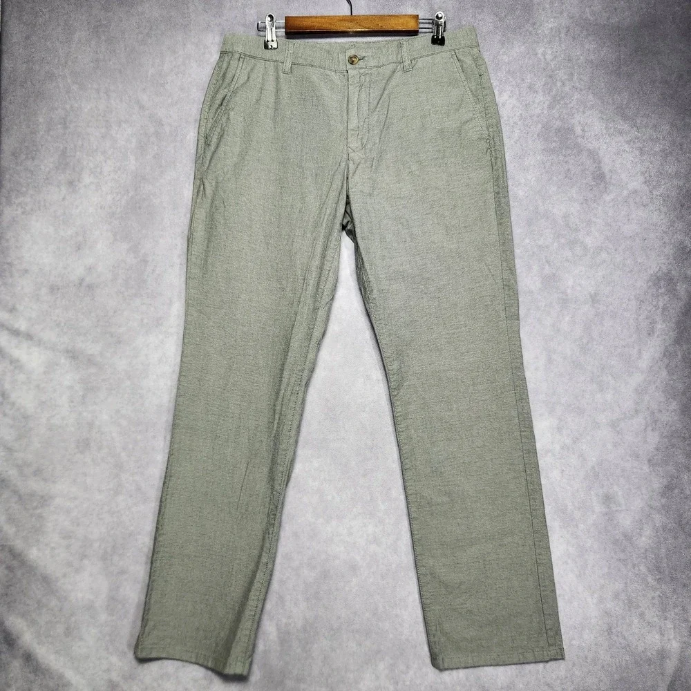 Bonobos Slim Gray Pants Mens Size‎ 33x30 Chinos Casual